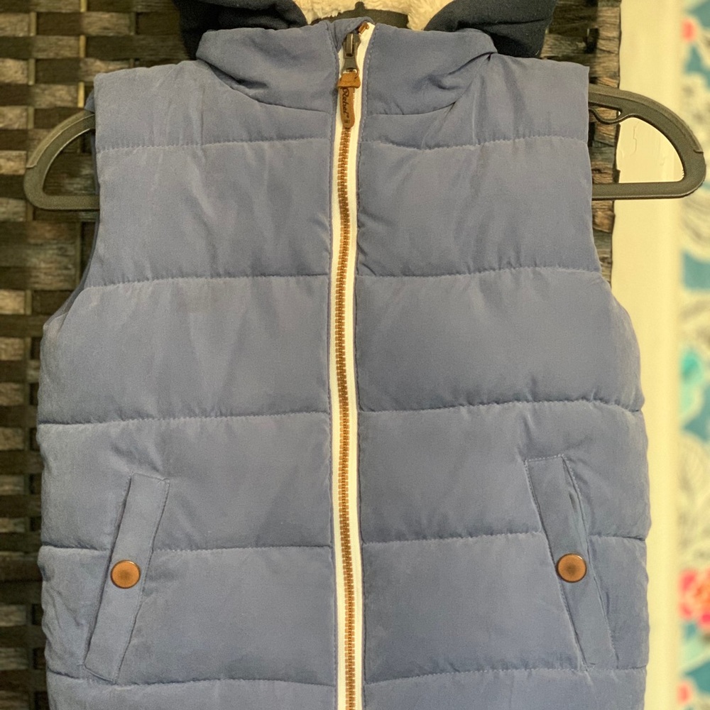 Kids sweater, vest and jeans.
